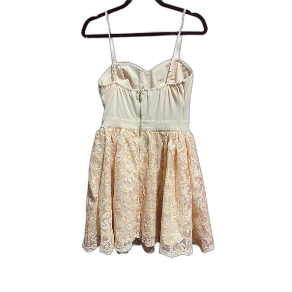 Bebe Bella Lace Sequin Dress Prom Spaghetti Strap Shrug Two Piece XS - Picture 3 of 6